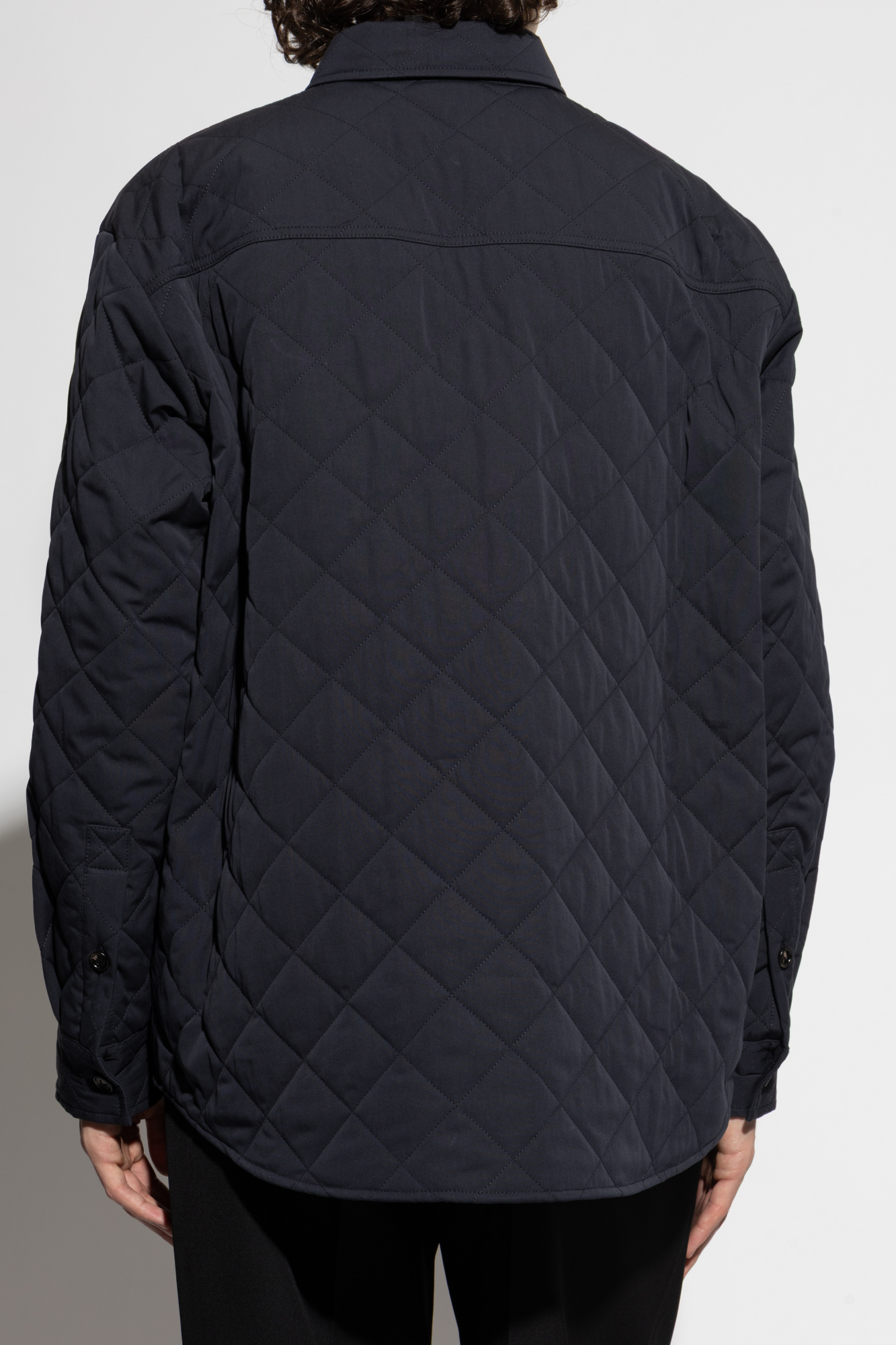 Bottega Veneta Jacket with leather collar | Men's Clothing